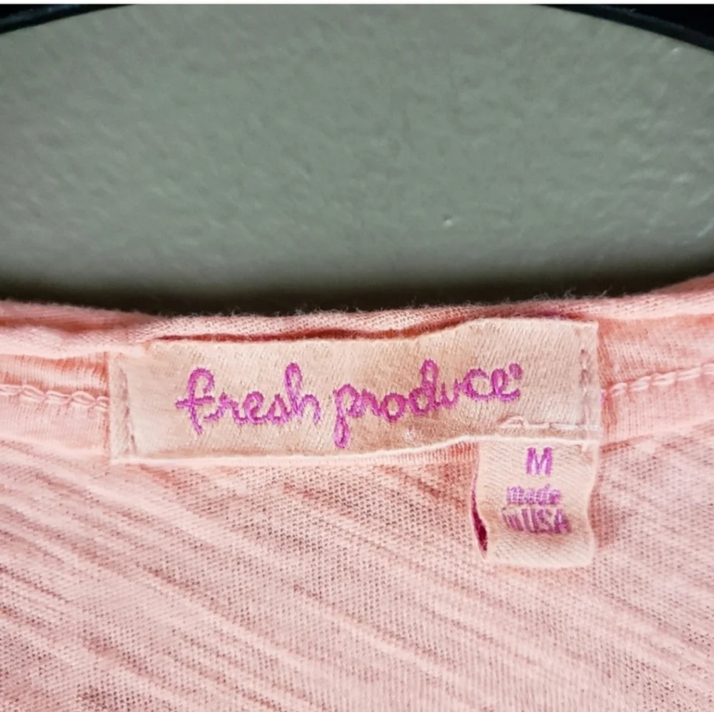 Fresh Produce peachy orange high low tank dress size medium